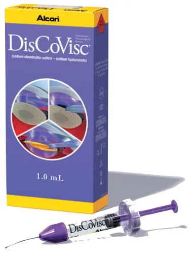 замовити, купити Дисковіск / DisCoVisc / Дисковиск - матеріал офтальмологічний віскоеластичний 1,0 мл від Alcon за низькою ціною в Україні