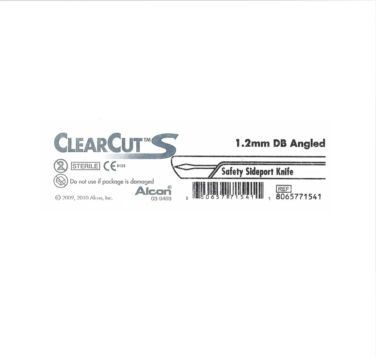 Ніж ClearCut S Sideport 1.2 мм, офтальмологічний стерильний
