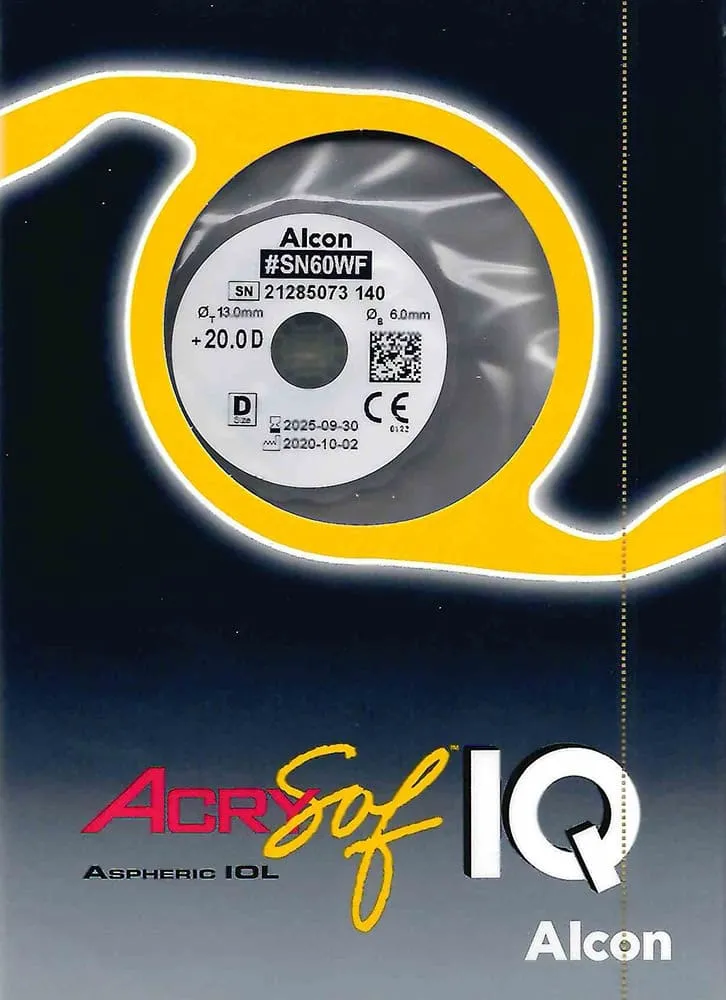 Однокомпонентна інтраокулярна лінза IQ SN60WF AcrySof®