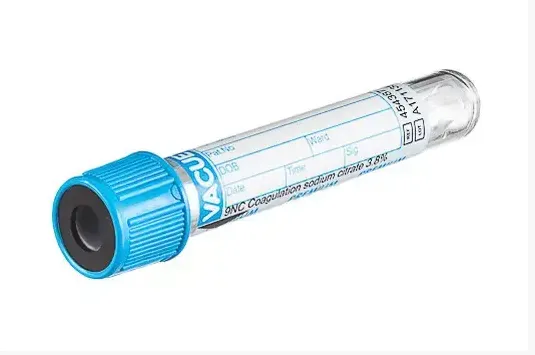 замовити, купити Пробірка VACUETTE® з 9NC Coagulation sodium citrate 3,8% 13x75, 3 мл, блакитний ковпачок – чорне кільце, подвійна стінка, PREMIUM від Greiner Bio-One за низькою ціною в Україні